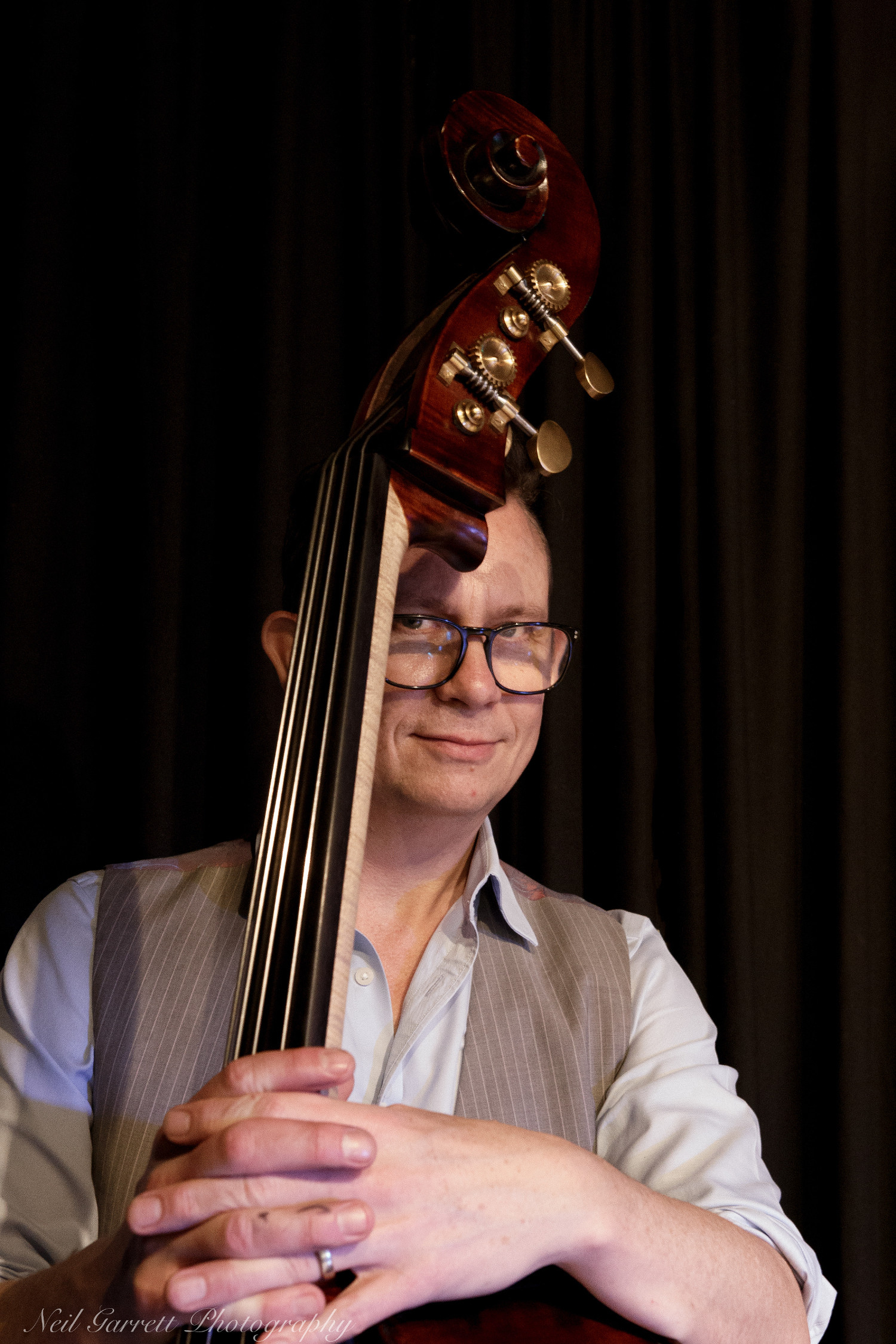 Sam Burgess Teaching Upright Bass